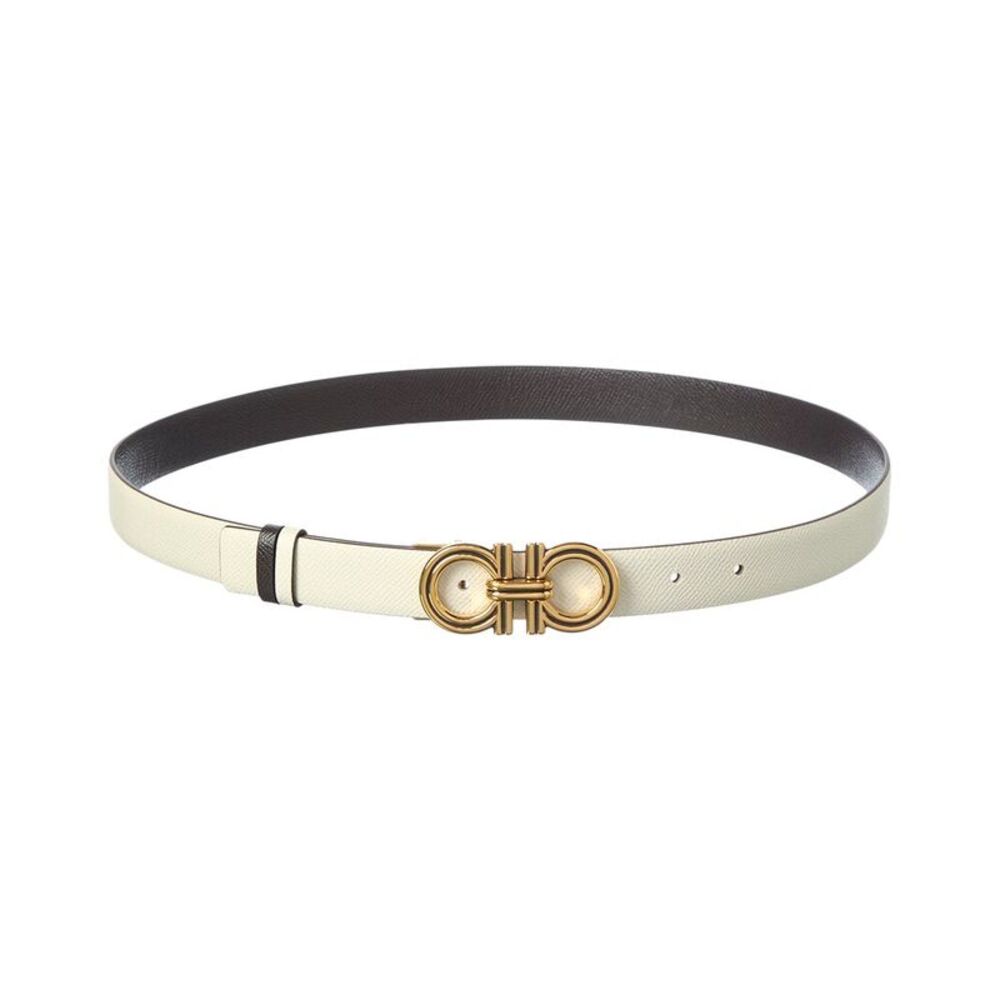Ferragamo Gancini Reversible & Adjustable Belt, Brown